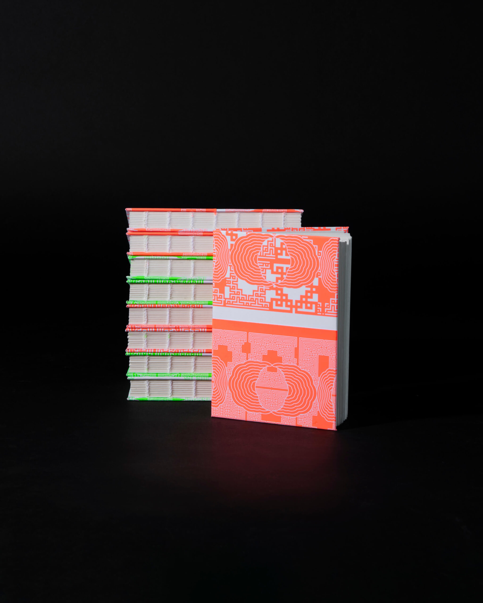 Silkscreen Notebook Orange, A6 - Image 2